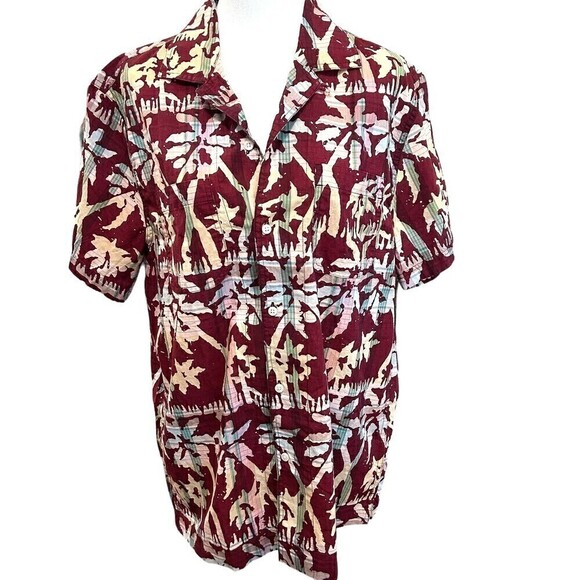 J. Crew Tops - J. Crew Indian Madras Women's Blouse Made in India Sz.(M) Boho Beachy #J1320